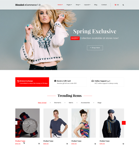 Blended eCommerce Theme